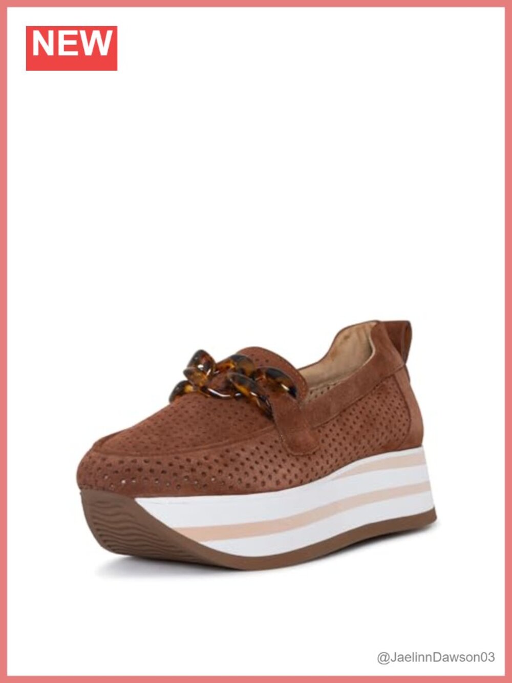 NYDJ Women's Suede Platform Loafer